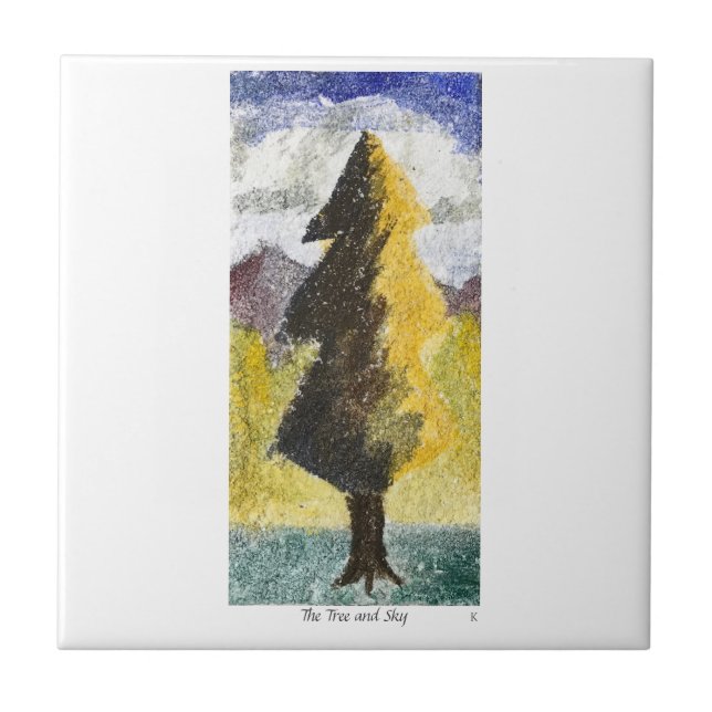 Carreau The Tree and Sky (Devant)