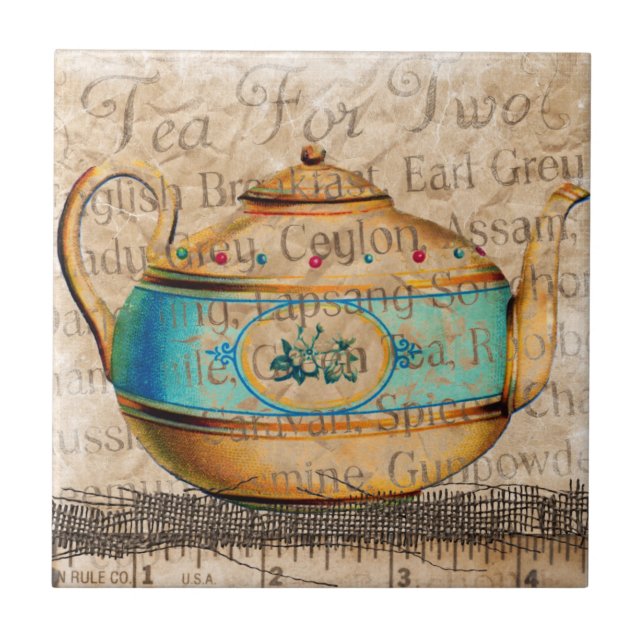 Carreau Théière Antique (Devant)