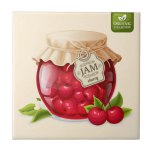 Carreau Thème Confiture de Cerise