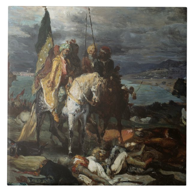 Carreau Theodore Chasseriau - Saracens et Croisés (Devant)