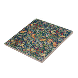 Carreau Thief de fraises par William Morris