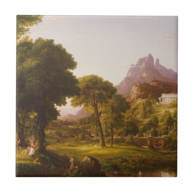 Carreau Thomas Cole Dream d'Arcadia (Devant)