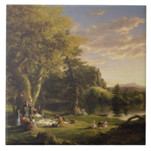 Carreau Thomas Cole - le pique-nique