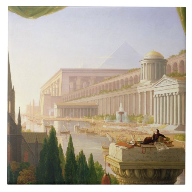 Carreau Thomas Cole - Le rêve de l'architecte (Devant)