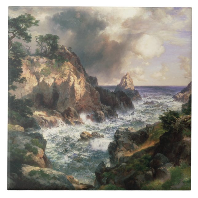 Carreau Thomas Moran - Point Lobos, Monterey, Californie (Devant)