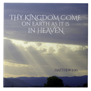 Carreau Thy Kingdom Come on Earth as in Heaven, Bible