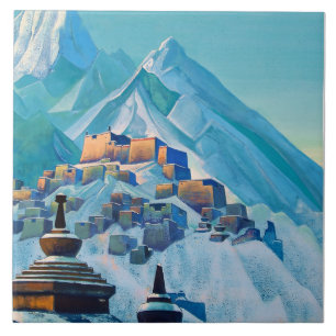 Carreau « Tibet Himalayas » de Nicholas Roerich