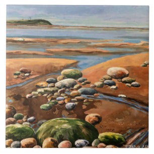 Carreau Tides Out plage en bord de mer