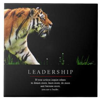 Carreau Tigre de leadership motivationnel unique tendance