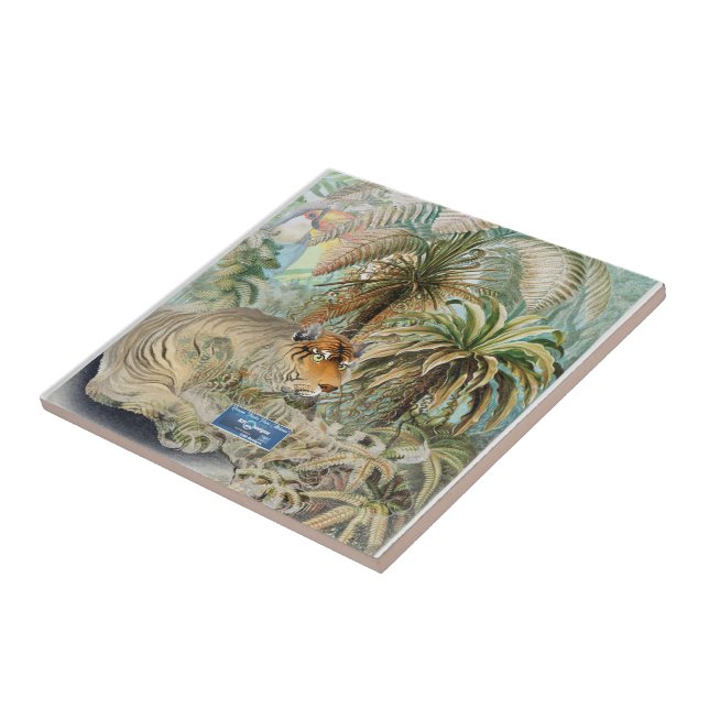 Carreau Tile Argent (Fièvre de la Jungle) RFPMDesigns ©️ 2 (Côté)