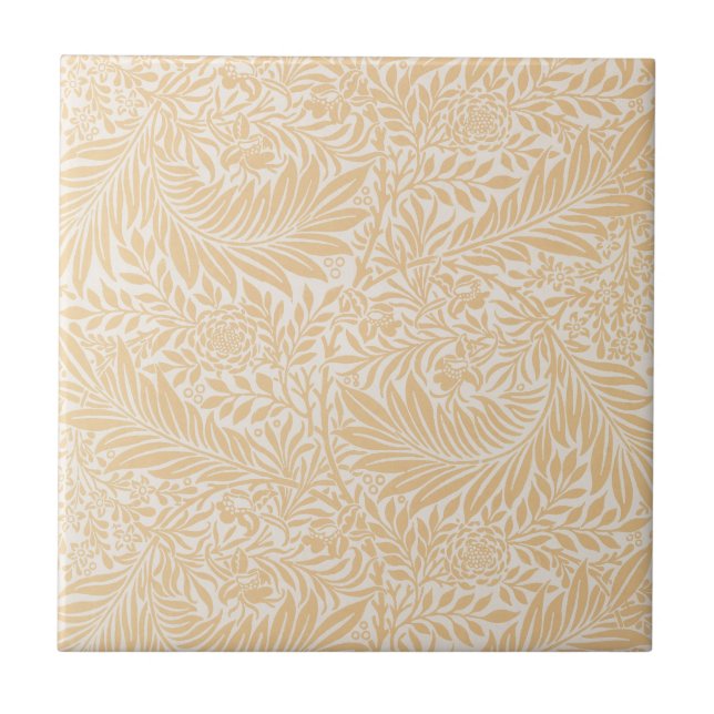 CARREAU TILE CÉRAMIQUE ; WILLIAM MORRIS : LARKSPUR (Devant)