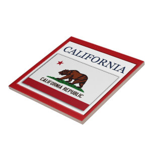 Carreau Tile de conception du drapeau de Californie