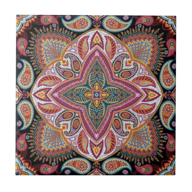Carreau Tile de Mandala (Devant)