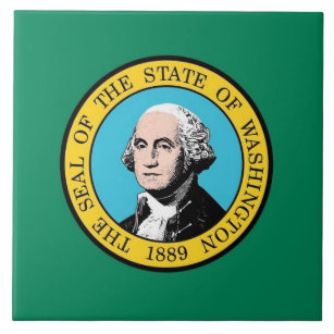 Carreau Tile drapeau de l'État de Washington