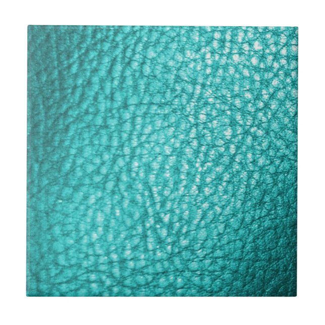 Carreau Tile en cuir clair Faux Ocean - Design Solide (Devant)