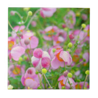 TILE "LES FLEURS ROSES RESSEMBLENT PRESQUE À UN CA