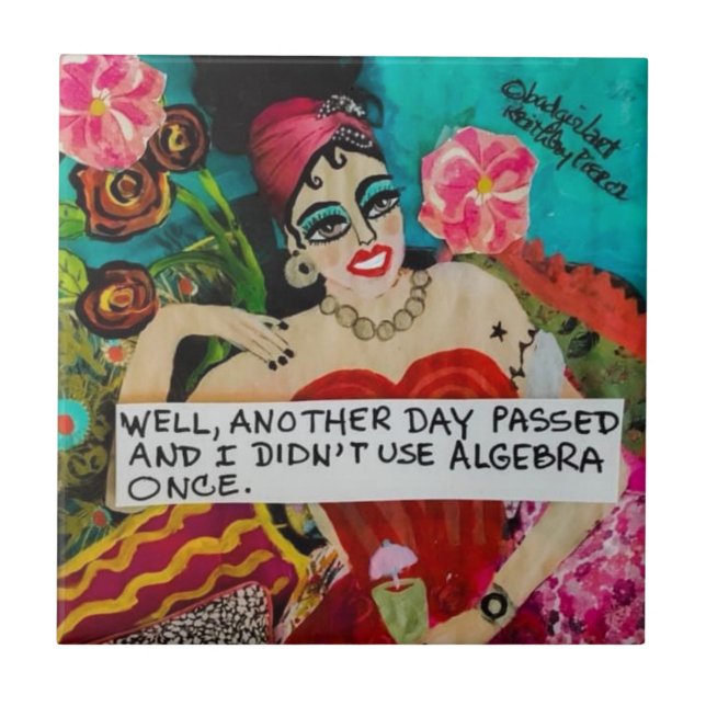 CARREAU TILE, TRIVET- TITRE CÉRAMIQUE (Devant)