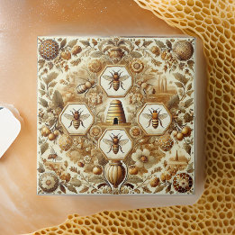 Carreau Timbres apicoles Ukraine Apiculture Vintage Cera