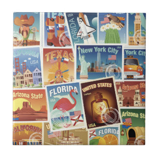 Carreau Timbres-poste des Etats-Unis