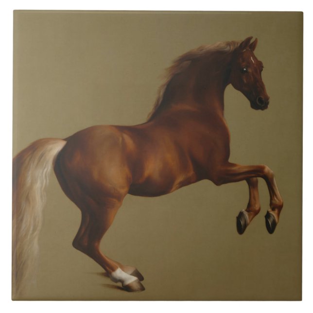 Carreau Tir à blanc sur le cheval (par George Stubbs) (Devant)