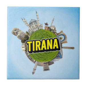Carreau Tirana minuscule petite planète monument architect