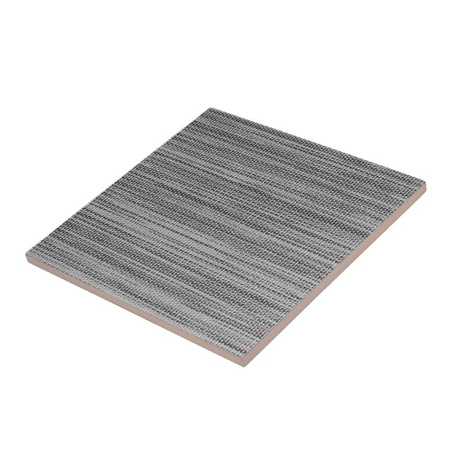 Carreau Tissu gris Design Carrelage céramique (Côté)