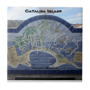 CARREAU TITRE CÉRAMIQUE DE L'ÎLE CATALINA