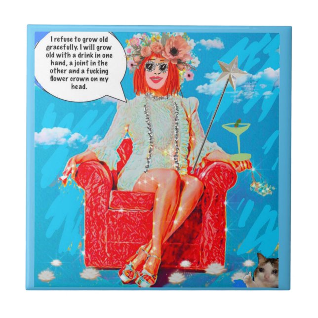 CARREAU TITRE, TRIVET- (Devant)