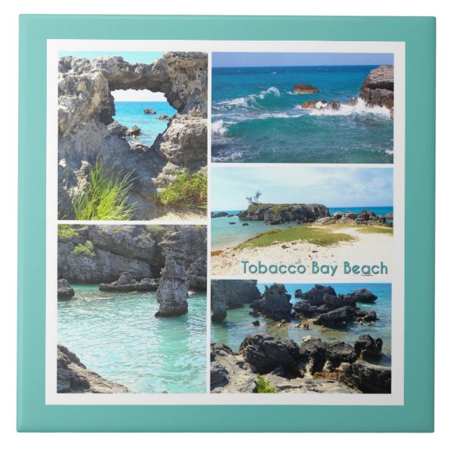 Carreau Tobacco Bay Beach, Bermudes (Devant)