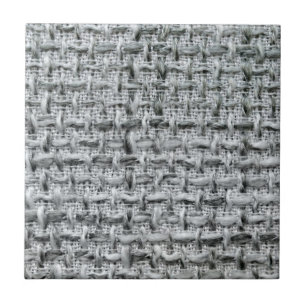 Carreau Toile de jute grise