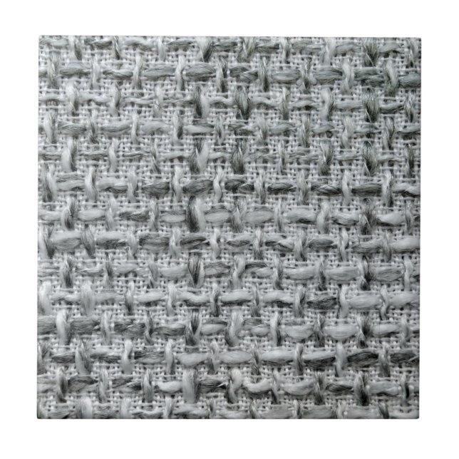 Carreau Toile de jute grise (Devant)