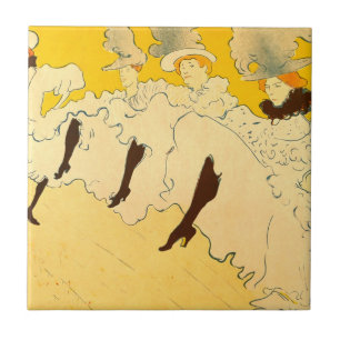 Carreau Tolouse Lautrec Danseuses Filles Jaune