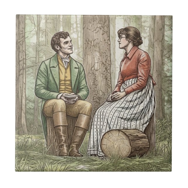 Carreau Tom et Mary de "The Other Bennet Sister" (Devant)