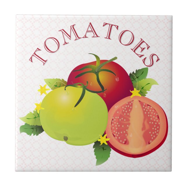 Carreau Tomates Légumes Fruit Jardin (Devant)