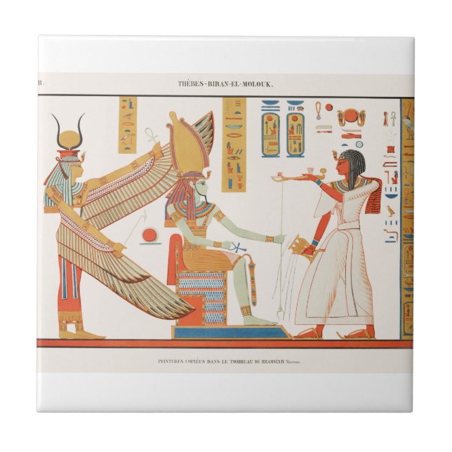 Carreau Tombeau De Ramses IV Art Ancien Égyptien (Devant)