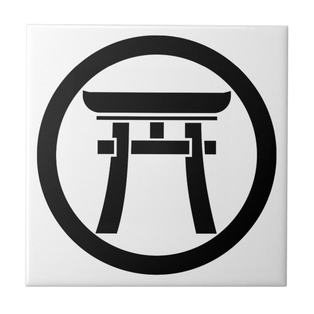 Carreau Torii en cercle (Devant)