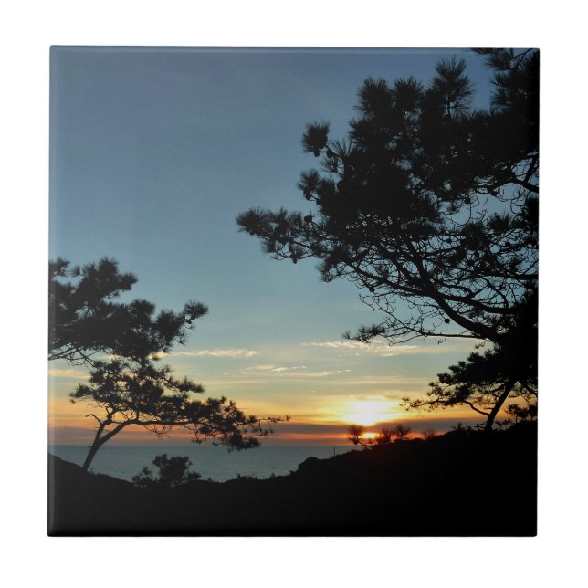 Carreau Torrey Pine Sunset III Paysage californien (Devant)