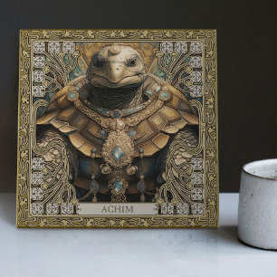 Carreau Tortue tribale Personnaliser la conservation du to