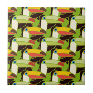 Carreau Toucans colorés