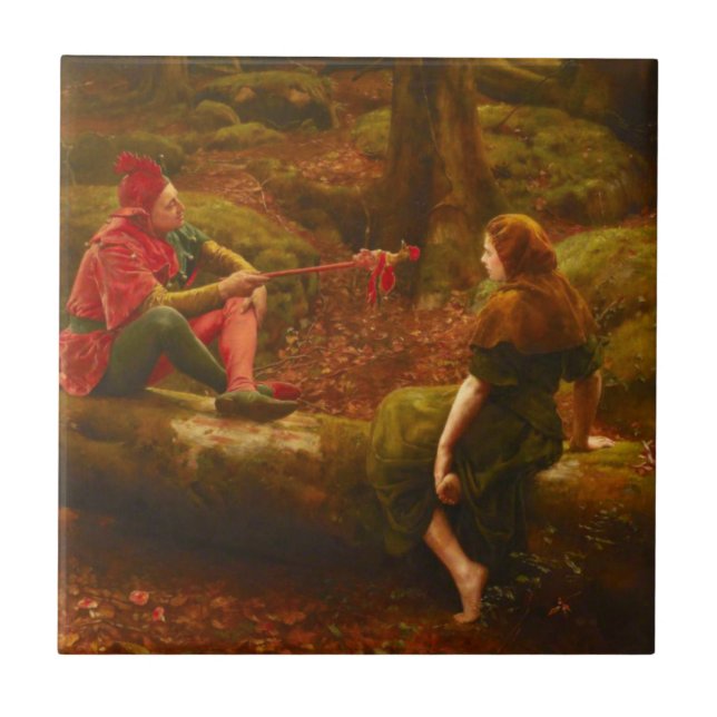 Carreau Touchstone et Audrey (par John Collier) (Devant)