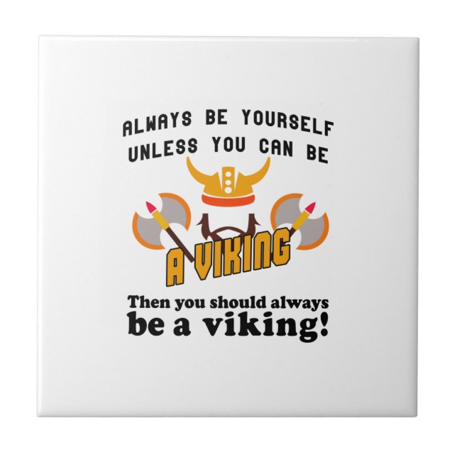 Carreau Toujours être un viking (Devant)