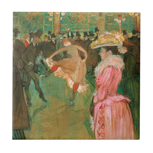 Carreau Toulouse-Lautrec - Au Rouge, La Danse (Devant)