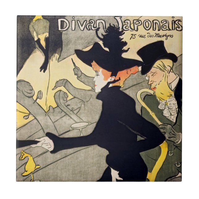 Carreau Toulouse-Lautrec - Divan Japonais (Devant)