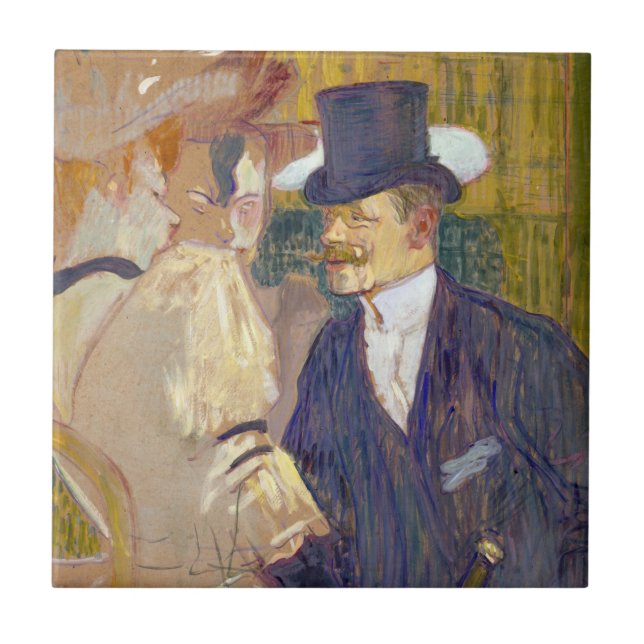 Carreau Toulouse-Lautrec - L'Anglais au Rouge (Devant)
