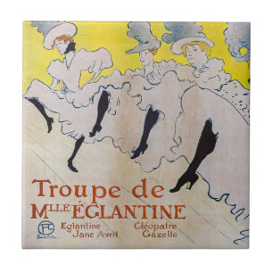 Carreau Toulouse-Lautrec - Troupe de Mlle Eglantine