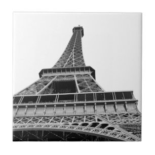 Carreau Tour Eiffel noir et blanc