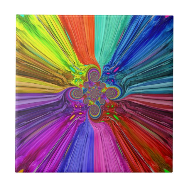 Carreau Tourbillon de Couleur (Devant)