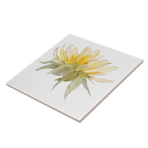 Carreau Tournesol Luxueux Mariage Grand Blanc