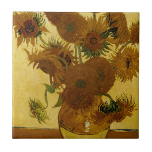 Carreau Tournesols : 1888 par Van Gogh