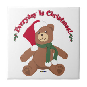 Carreau Tous Les Jours, C'Est Noël ! Ours de NoëlTeddy